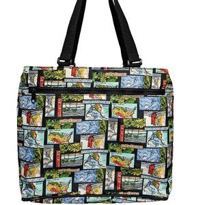 Nicole Miller Insulated Weather Lunch Bag Tote Designer EUC